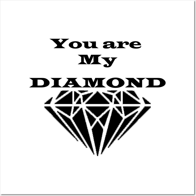 Diamond youre mine Wall Art by Jackys Design Room